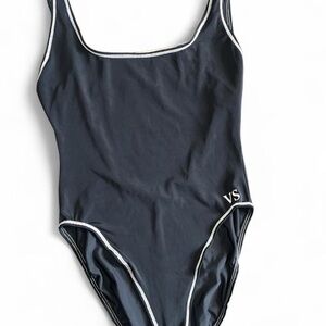 Vintage Victoria's Secret Black One-Piece Swimsuit
